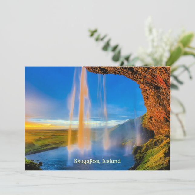 Skogafoss, Islândia (Em pé/Frente)