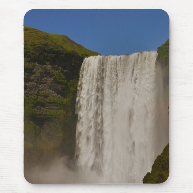 Skogafoss Waterfall Islândia Mousepad (Frente)