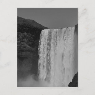 SkogafosWaterfall Islândia Cartão postal