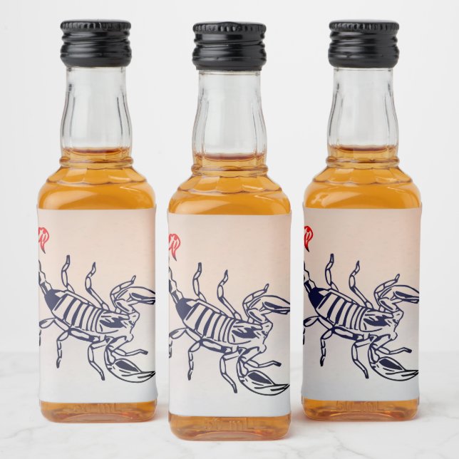 Skorpion mit rotem Stachel (Garrafas)