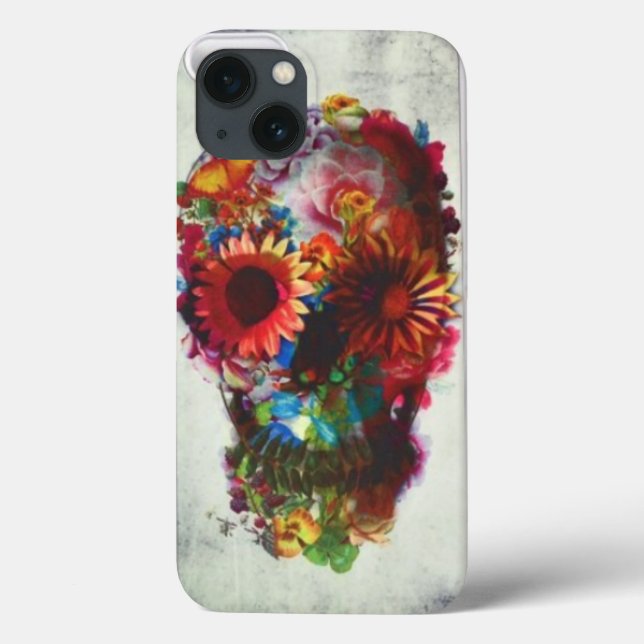 Skull Flower case Xtreme iPhone 6 case protection (Verso)