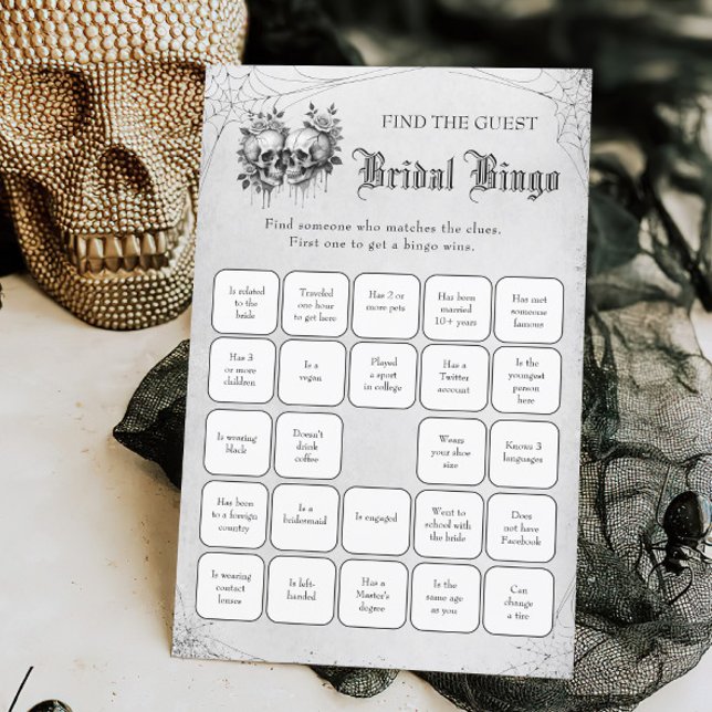 Skull Halloween Encontra o Jogo de Bingo de Noivad (Criador carregado)