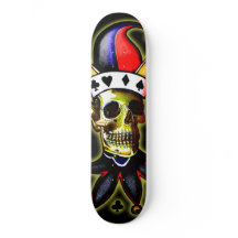 Skull Jester Skateboard