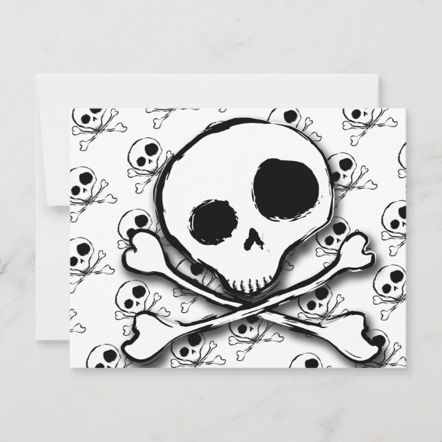 Skull N Bones com pano de fundo (Frente)
