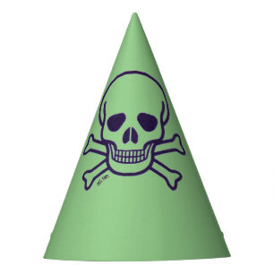 Skull n Ossos - Chapéus de festa verdes