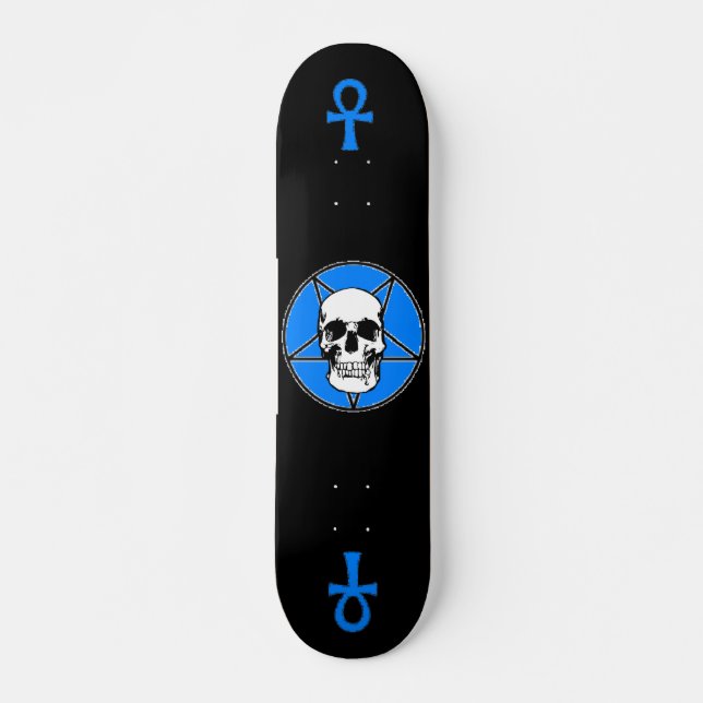 Skull Pentigram Skateboard (Frente)