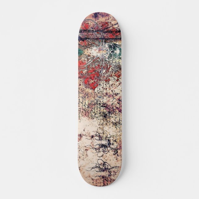 skull skateboard deck (Frente)