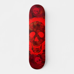 Skull Specters Grande skull Red skateboard
