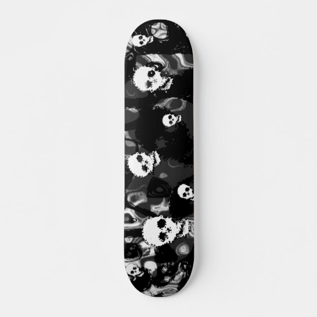 Skull Specters skate B&W (Frente)