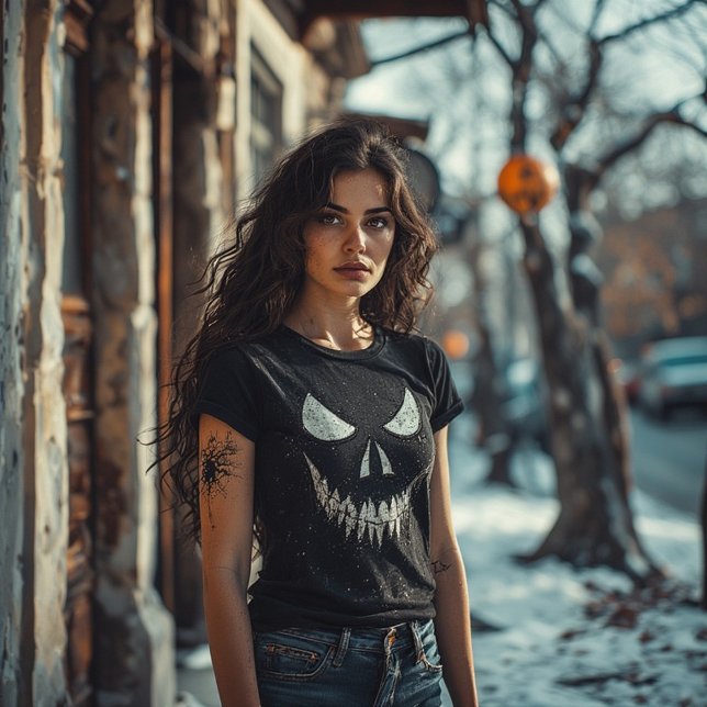 skull with sharp teeth and glaring eyes,halloween (Criador carregado)