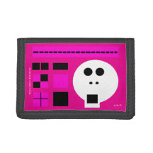 Skullnskin Graphics - Skull Code - Wallet : Pink