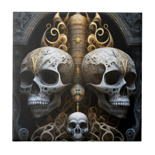 Skulls Gótica Horror Gótico Arte Surreal