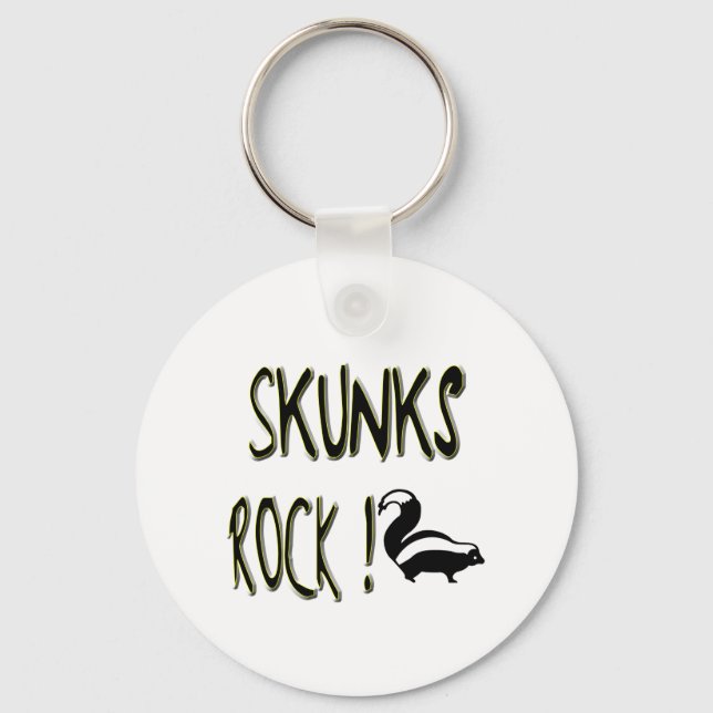 Skunks Rock! Chaveiro (Frente)