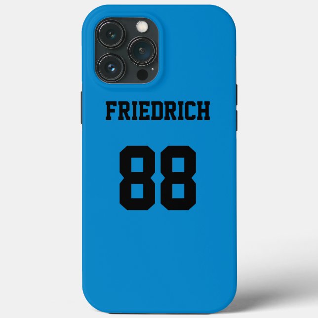 Sky Blue e Black Sports Jersey (Verso)