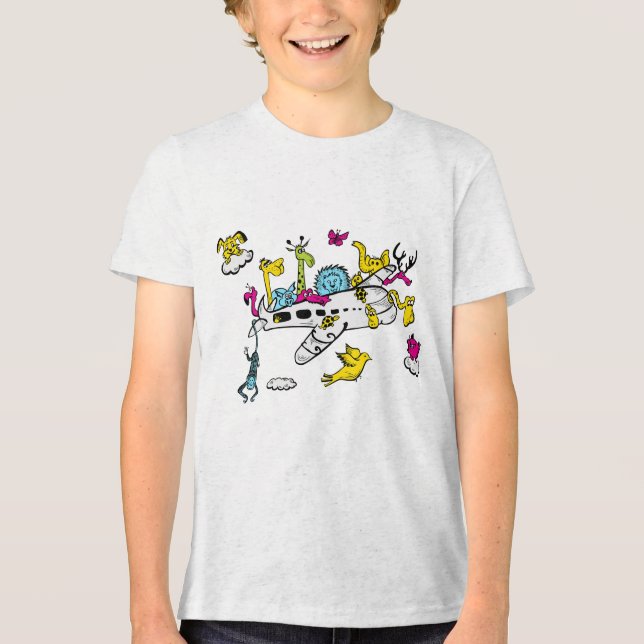 "Sky Cub Adventures Tee" ✈️ 🐾 (Frente)