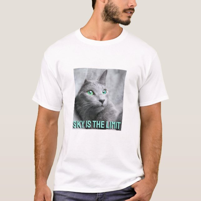 Sky é o limite (luz) da camisa (Frente)