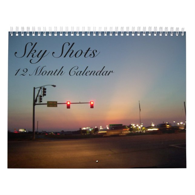 Sky Shots - Calendário de 12 Meses (Capa)