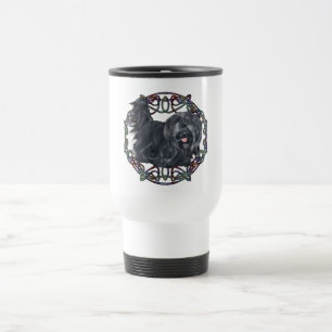 Skye Terrier de Orelha Caída em Caneca de Viagem