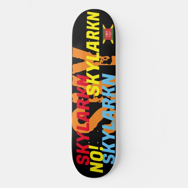 SKYLARKIN 8, 1/4", skateboard Deck (Frente)