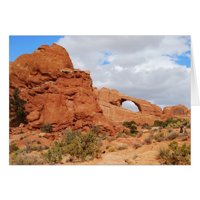 Skyline Arch, Arches National Park, Utah, Cartão (Frente Horizontal)