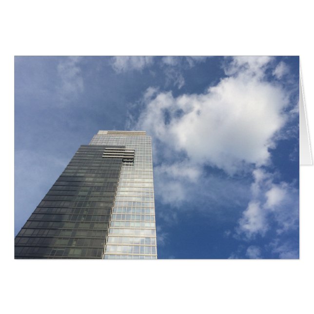 Skyline & Clouds, cartão (Frente Horizontal)