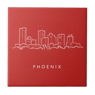 Skyline da arizona de Phoenix