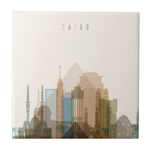 Skyline da cidade do Cairo, Egipto
