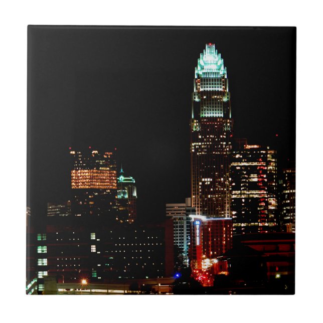 Skyline de Charlotte NC (Frente)
