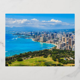 Skyline de Honolulu, Havaí.