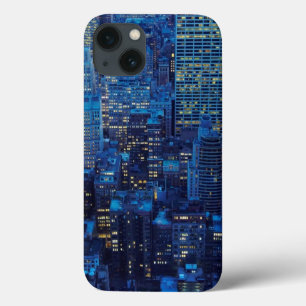 Skyline de NYC, opinião de ângulo alto no