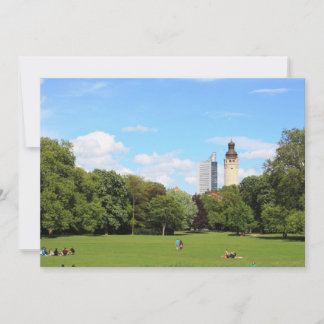 Skyline Leipzig câmara municipal arranha-céus