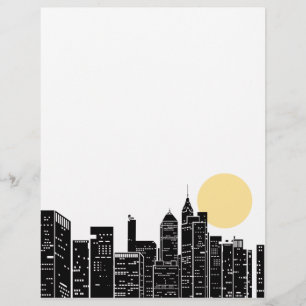 Skyline Letterhead de Nova York