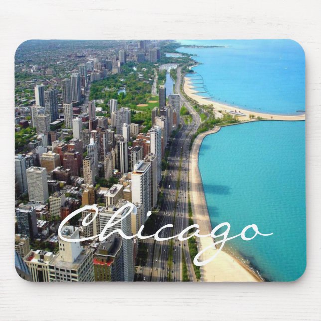 Skyline Mousepad de Chicago (Frente)