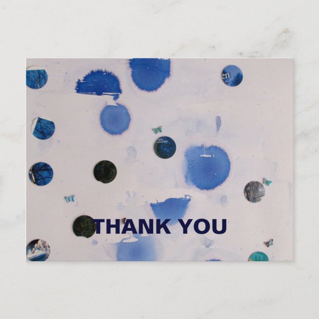 skyline obrigado cartão postal (Frente)