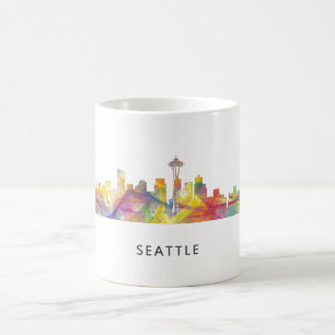 SKYLINE WB1 de SEATTLE WASHINGTON - caneca das