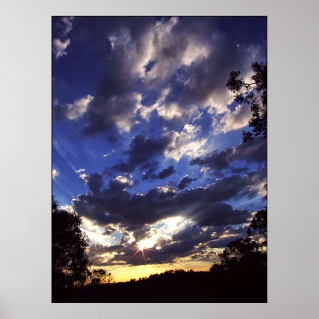 Skyscape sparkle Poster (Frente)