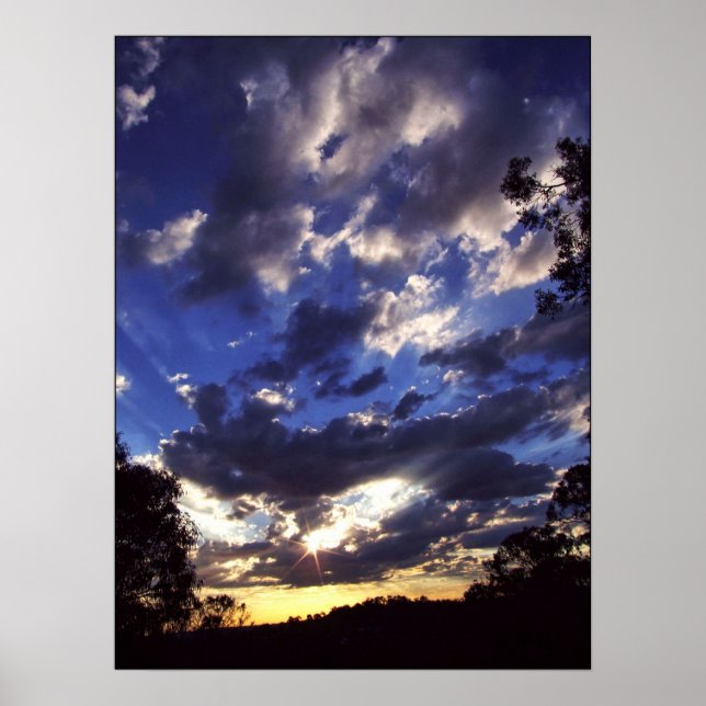 Skyscape sparkle Poster (Frente)