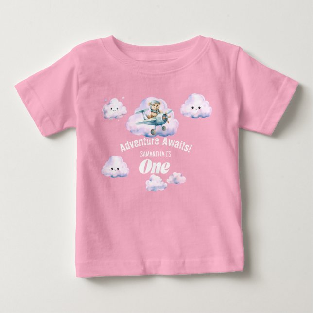 Skyward Soiree: Camisa Teddy Bear Adventure (Frente)
