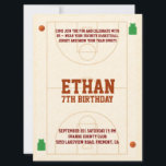 Slam Dunk Kids Basketball Birthday Invitation<br><div class="desc">🏀 Bounce into the best birthday ever! 🎉 Get ready to celebrate with this fun and energetic basketball-themed kids' birthday invitation! Designed in a playful, hand-drawn style, this invite is perfect for your little all-star’s big day. Whether they love shooting hoops or just watching the game, this invitation sets the...</div>