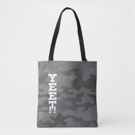 Slate Slate Camouflage Tote Bag, Cinza furada