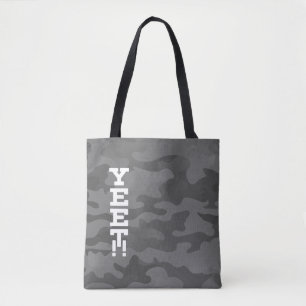 Slate Slate Camouflage Tote Bag, Cinza furada