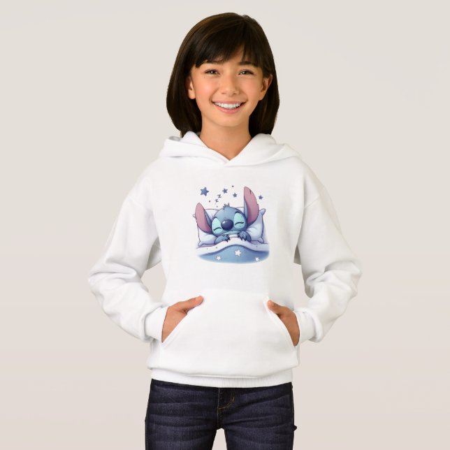 Sleepy Stitch Hoodie for Kids (Frente Completa)