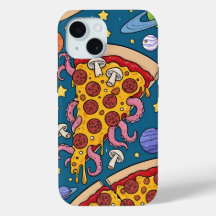 Slice de pizza cósmica: Adventure espacial Quirky
