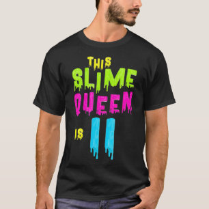 Slime Queen 11 de Aniversário Camisa 11_1