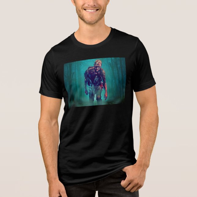 SlipperyJoe figura de zumbi aterrorizante isolada  (Frente)