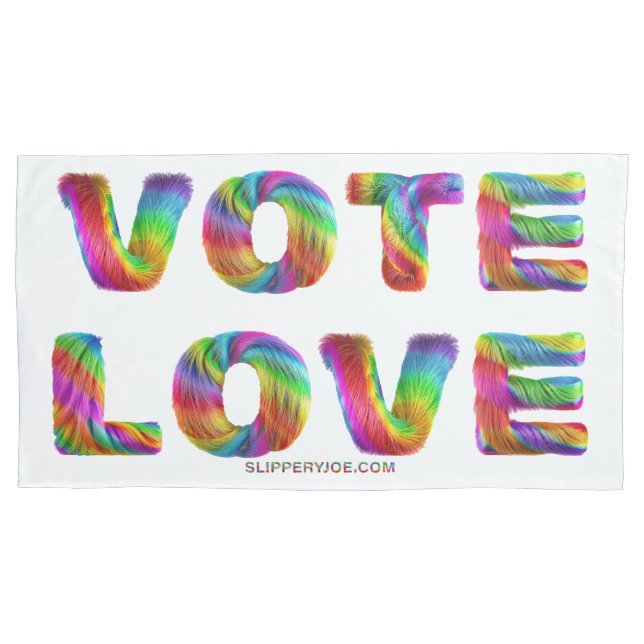 SlipperyJoe voto amor igualdade pelo arco-íris tex (Frente)