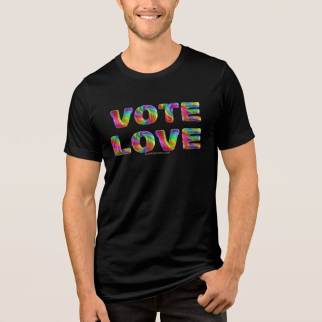 SlipperyJoe voto amor igualdade pelo de arco-íris (Frente)