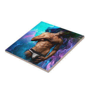 SlipperyJoe's cueca masculina musculosa protuberân