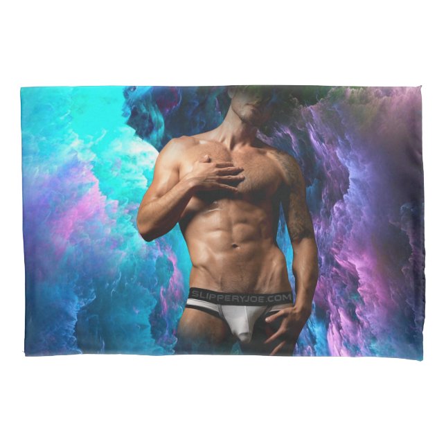 SlipperyJoe's cueca masculina musculosa protuberân (Frente)