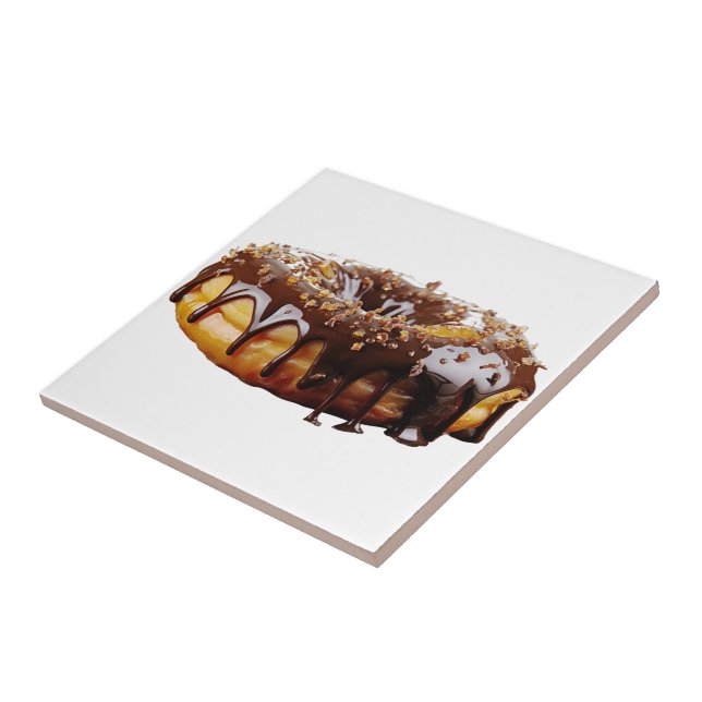 SlipperyJoe's donut decadente coberto com uma espe (Lateral)